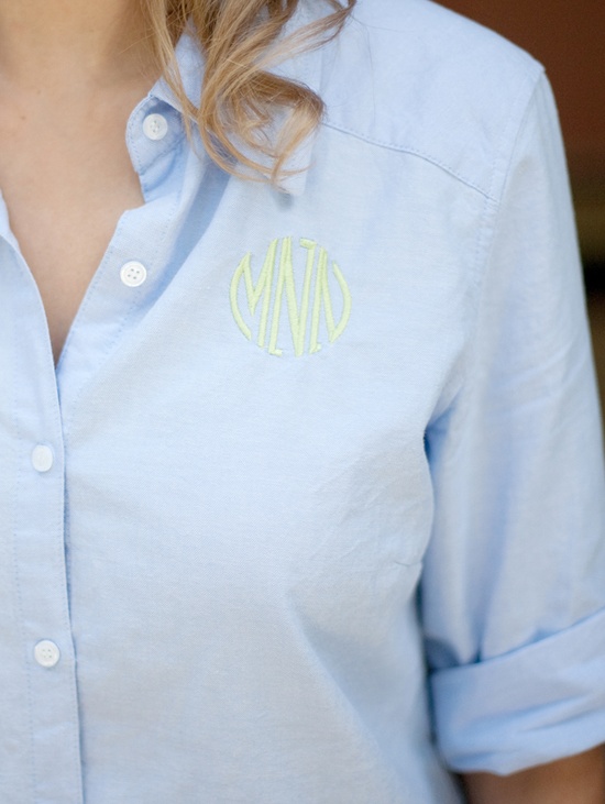 monogram shirt