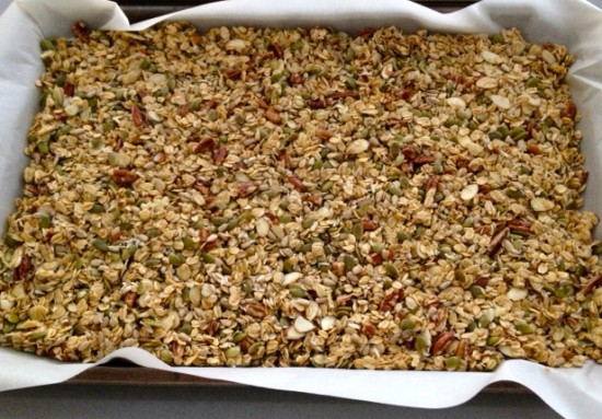 homemade gluten free granola