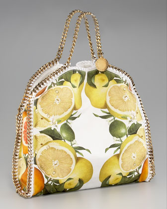 Stella McCartney Falabella fruit print tote