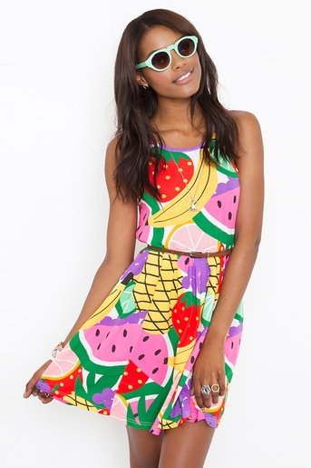Nasty Gal fruit punch dress