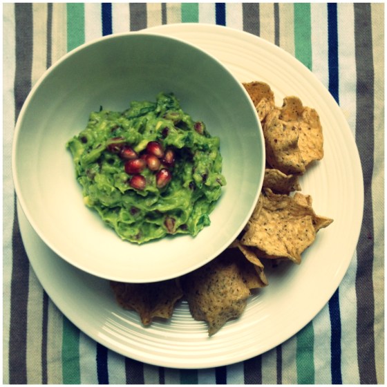 pomegranate guacamole