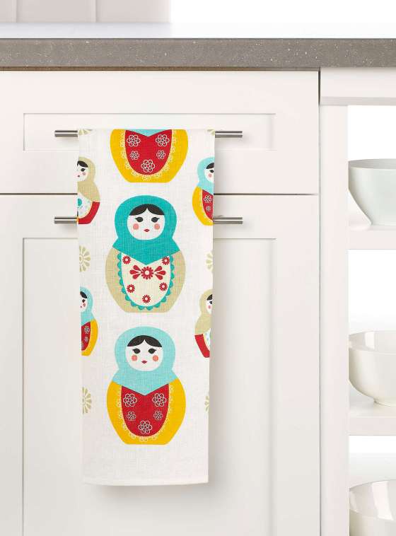 Matryoshka tea towel