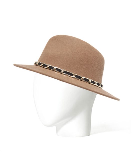 Zara beige felt fedora