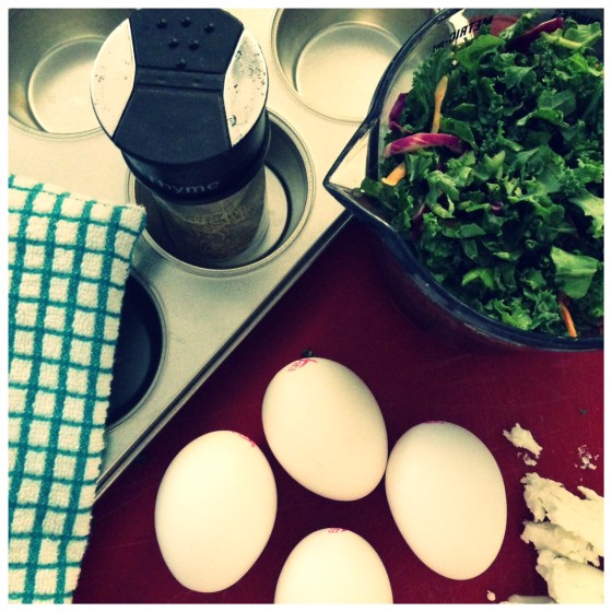 Mini Crustless Kale Quiche