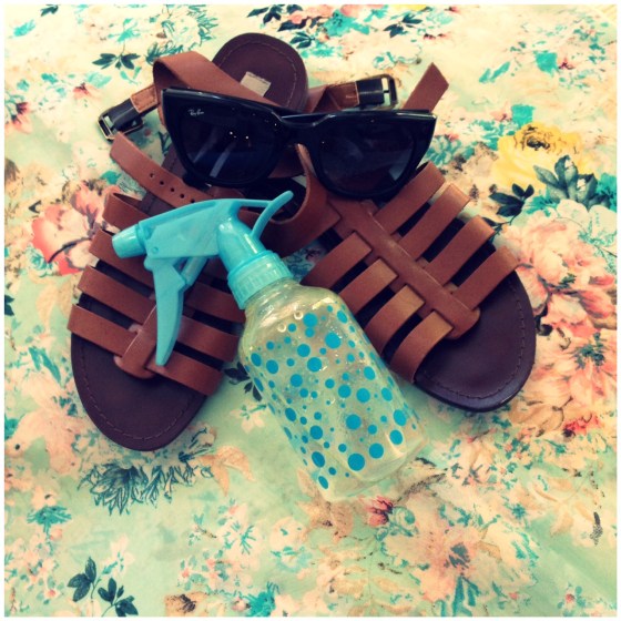 DIY beach waves salt spray