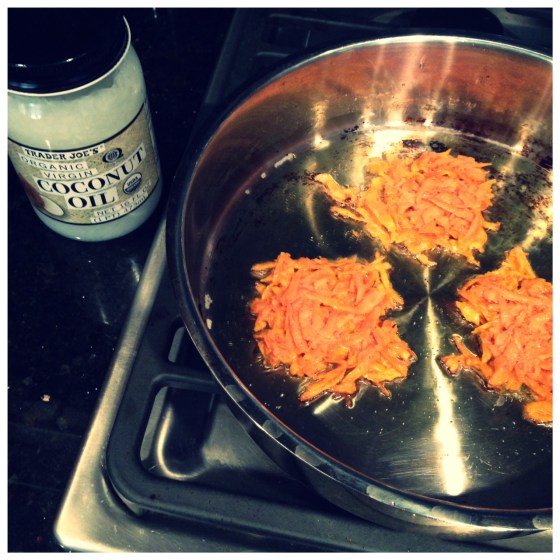 sweet potato latkes