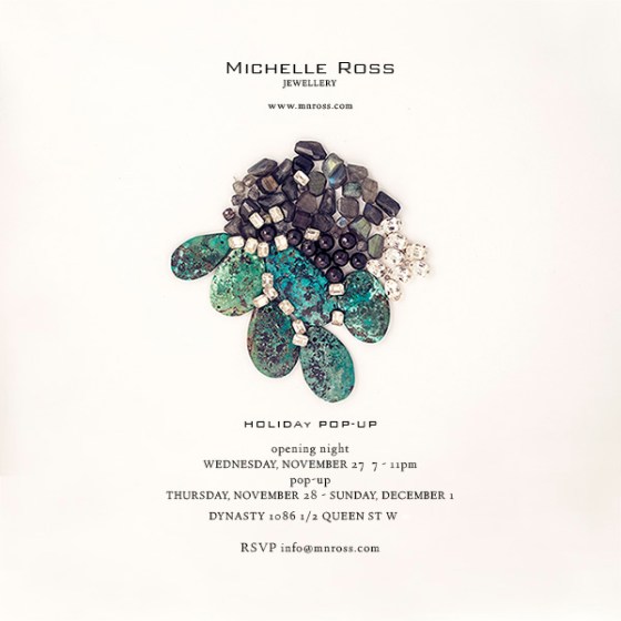 Michelle Ross Jewellery Toronto Pop-Up Shop