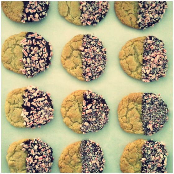 candy cane crunch cookies