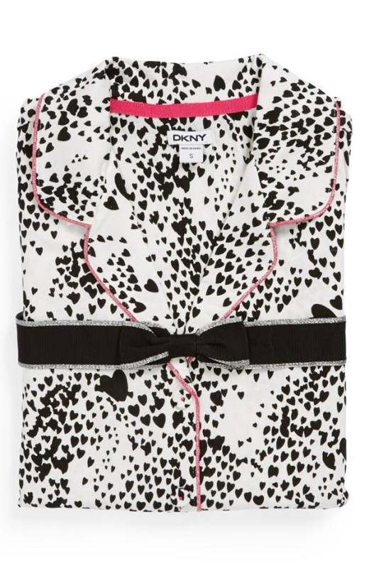 DKNY Top Notch folded knit pajamas